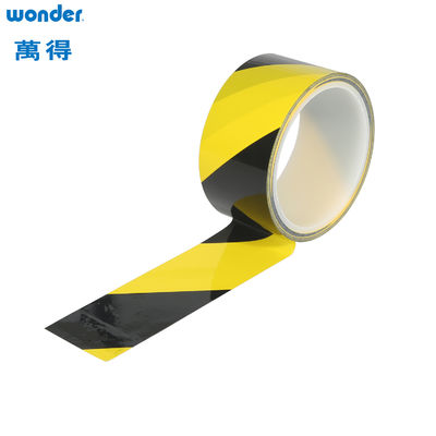 Wonder OPP คําเตือน เทปติด PVC สีเหลือง สีดํา ใช้ในห้อง