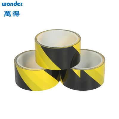 Wonder OPP คําเตือน เทปติด PVC สีเหลือง สีดํา ใช้ในห้อง
