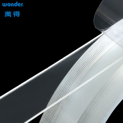 ผสมผสาน Wonder เทปนาโนม้วน ความหนา 2.5 มิลลิเมตร เจลสองด้านใส สามารถรีไซเคิลได้