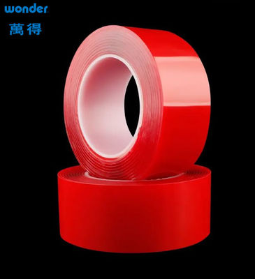การผูกพันที่แข็งแรง แผ่นเทปสีแดง NANO Roll Custom การติดตั้งง่าย