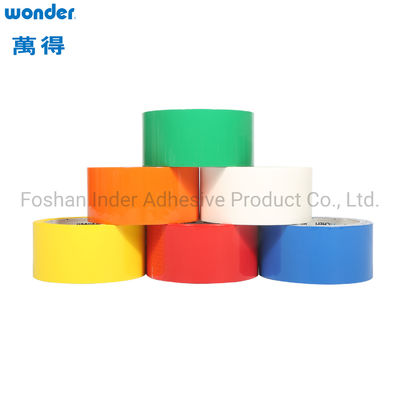 เทปบรรจุ BOPP สีที่มีสมาธิแอคริลิกที่ใช้น้ําในฐานะ VOC ต่ํา 0.052 มิลลิเมตร เป็นมิตรต่อสิ่งแวดล้อม