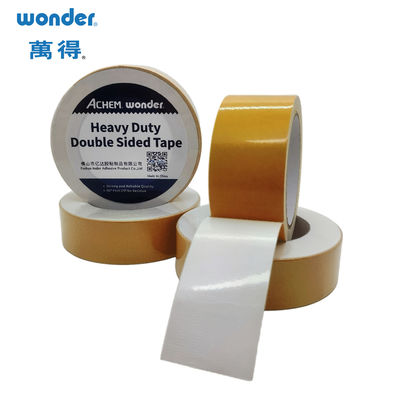 เทปติดกันเองสองด้านที่มีพื้นฐาน Febic เนื้อเยื่อและติดกันแบบละลายร้อนเพื่อการติดกันอย่างแข็งแรง