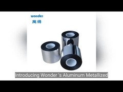 ผนังโลหะประเภท BOPP เทปบรรจุ 0.055 มิลลิเมตร การรักษาความร้อน